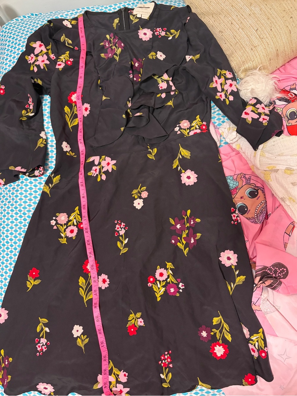 Kate Spade In Bloom Ruffle Dress - Picture 2 of 6